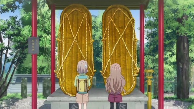 Giant Straw Sandal at the Temple